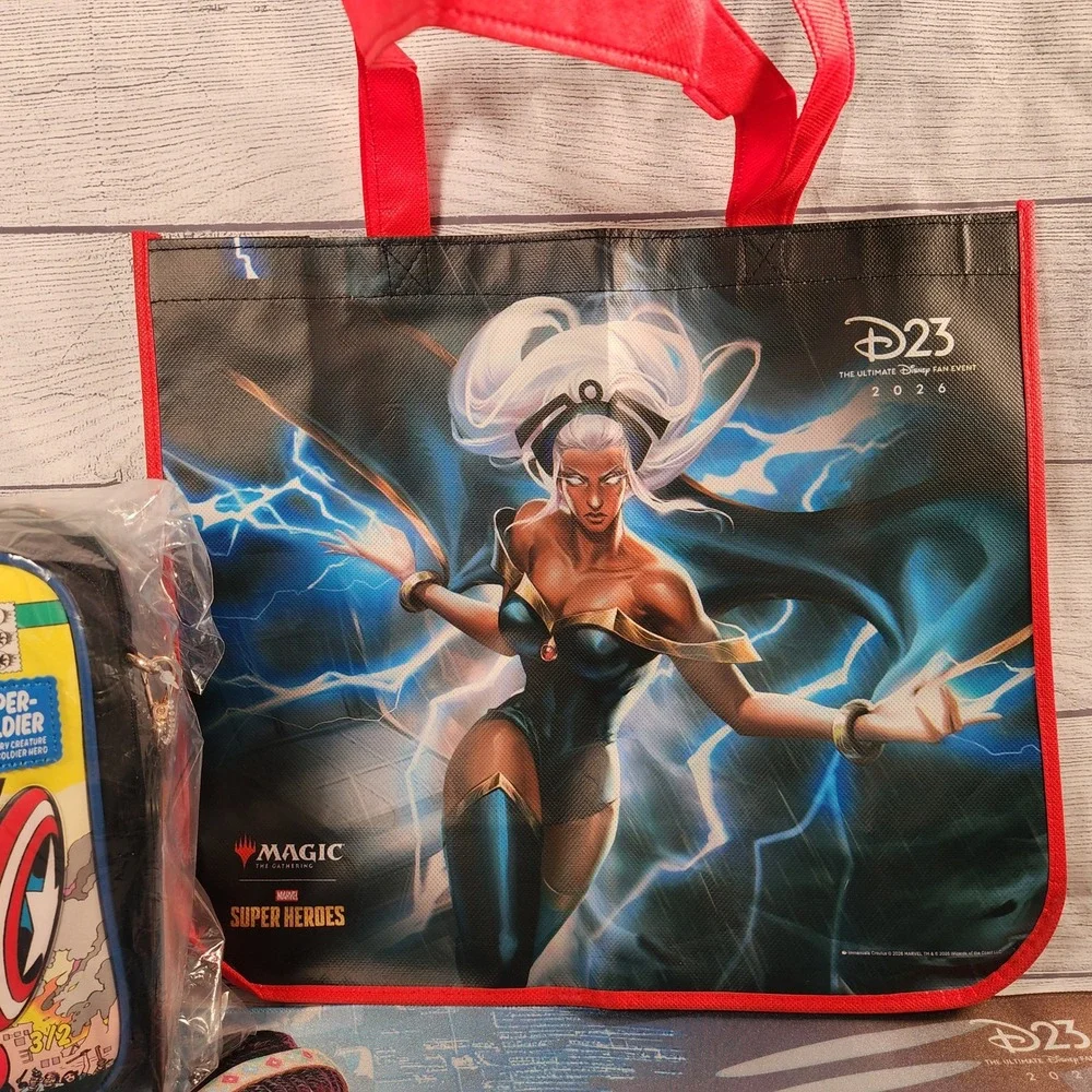 MTG Marvel D23 2026 Exclusive Bundle Playmat Decks BoxLunch Captain America Bag